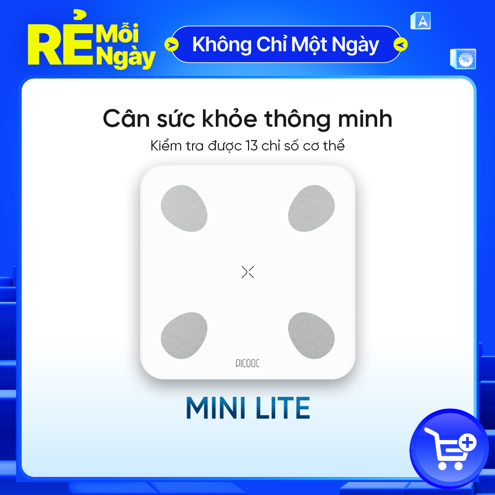 Cân sức khỏe thông minh PICOOC Mini Lite - Hàng chính hãng - Tiêu chuẩn CE