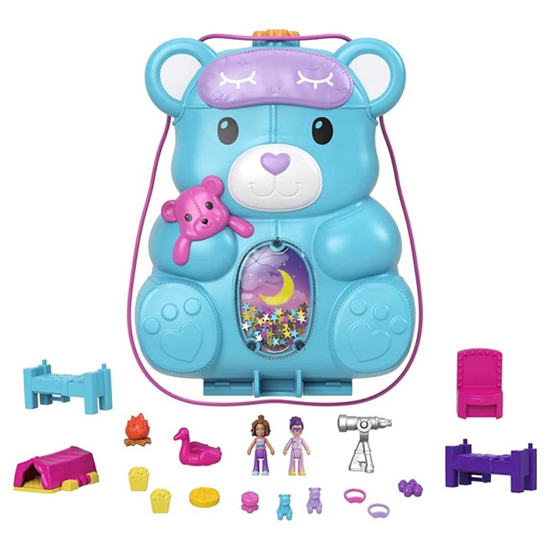 Đồ Chơi Túi Gấu Teddy Dễ Thương Teddy Bear Purse - Polly Pocket HGC39/GKJ63