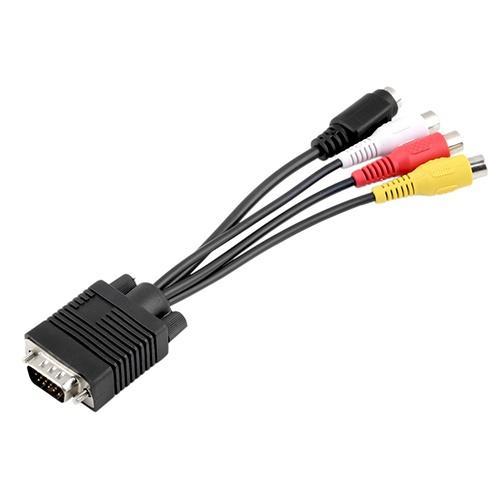 Bộ Chuyển Đổi Hw- Vga Sang S-Video 3 Rca Av Tv Cho Pc Laptop