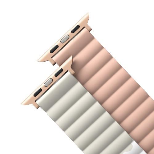 Dây đeo UNIQ Revix Reversible Magnetic Silicone Strap dành cho Apple Watch 1~8/ SE Hàng Chính Hãng