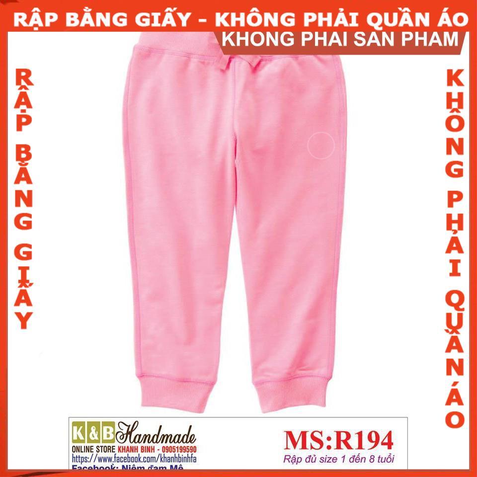 Rập giấy A0 mã R194 (BẢN VẼ)
