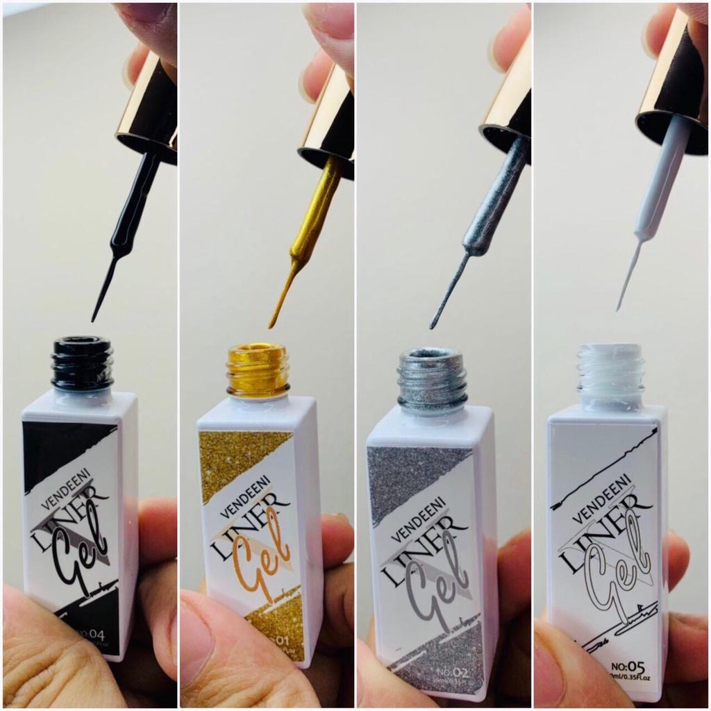 Cọ nét gel Vendeeni, sơn cọ vẽ nét nail siêu xịn xò