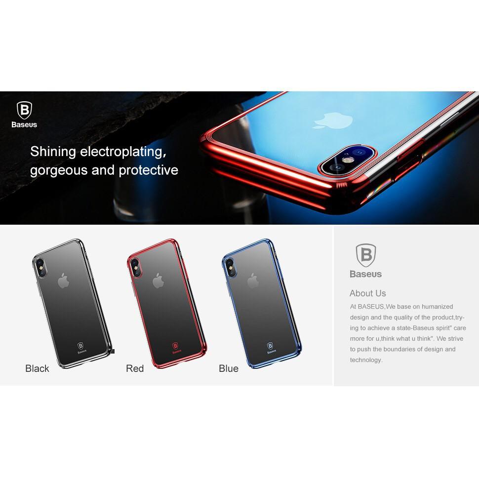 Ốp lưng iphone X chống sốc Minju chính hãng Baseus