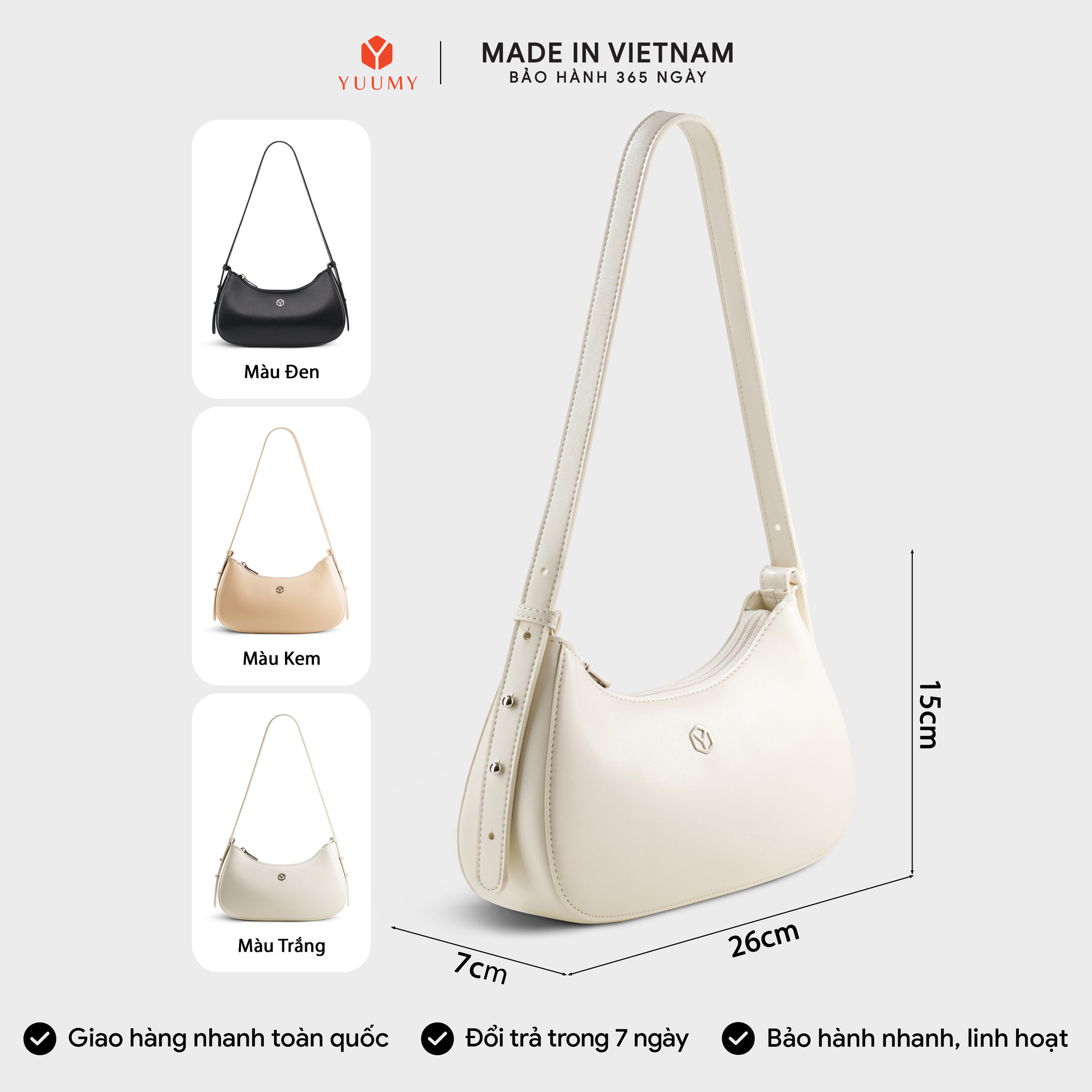 Túi đeo vai nữ YUUMY YN358
