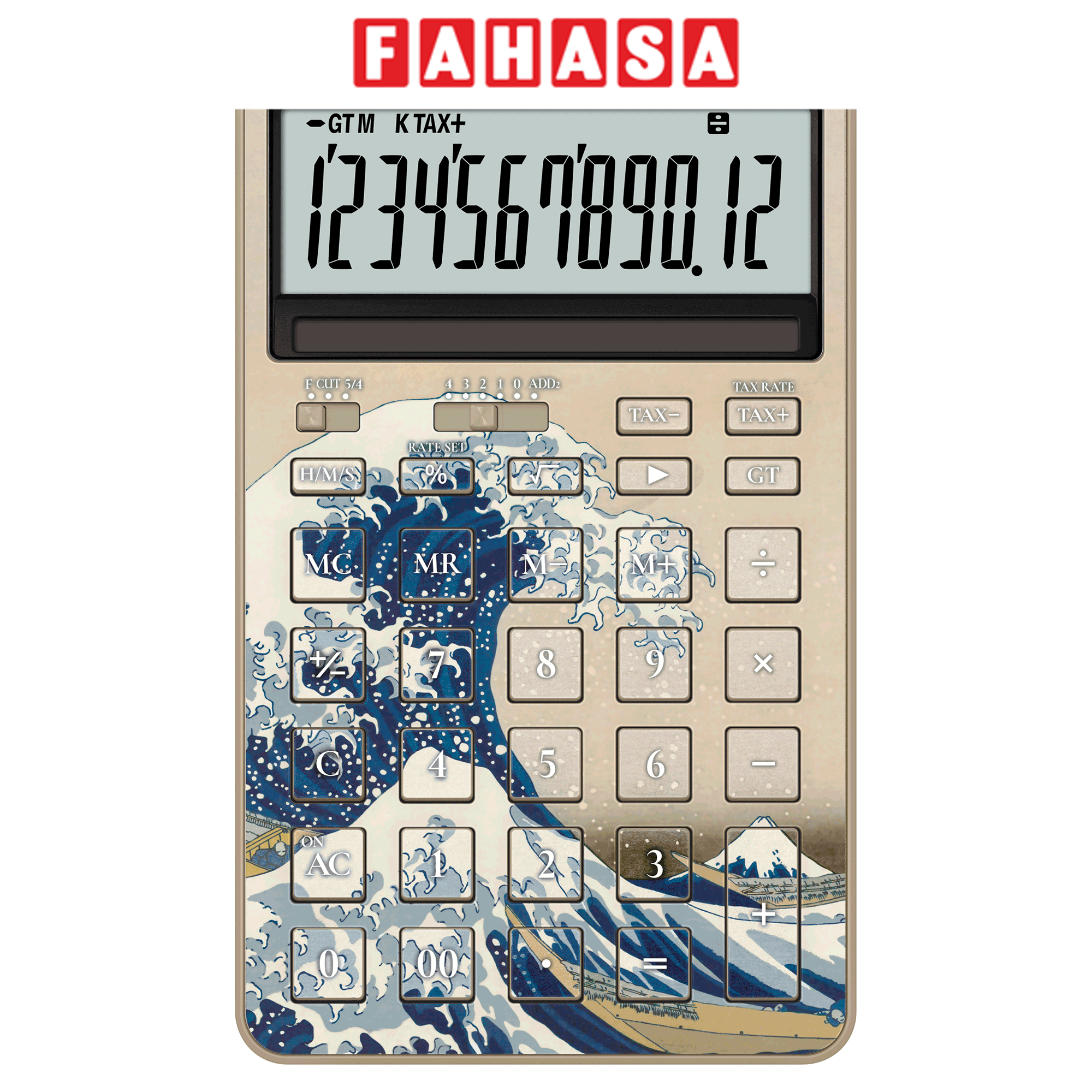 Máy Tính Casio JF-M200-TJ-KHK - Sóng Biển Kanagawa