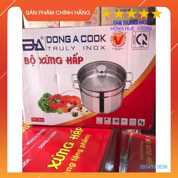 Bộ Nồi Hấp Inox 2 Tầng Có Kèm Xửng Hấp Đáy Từ Loại Tốt