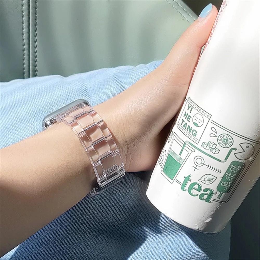 Dây Đeo Trong Suốt Cho Đồng Hồ Thông Minh Samsung Galaxy Watch Active 2 Galaxy Watch 3 41mm 45mm Galaxy Watch 42mm 46mm Galaxy Watch 4 40mm 44mm Galaxy Watch 4 Classic 42mm 46mm