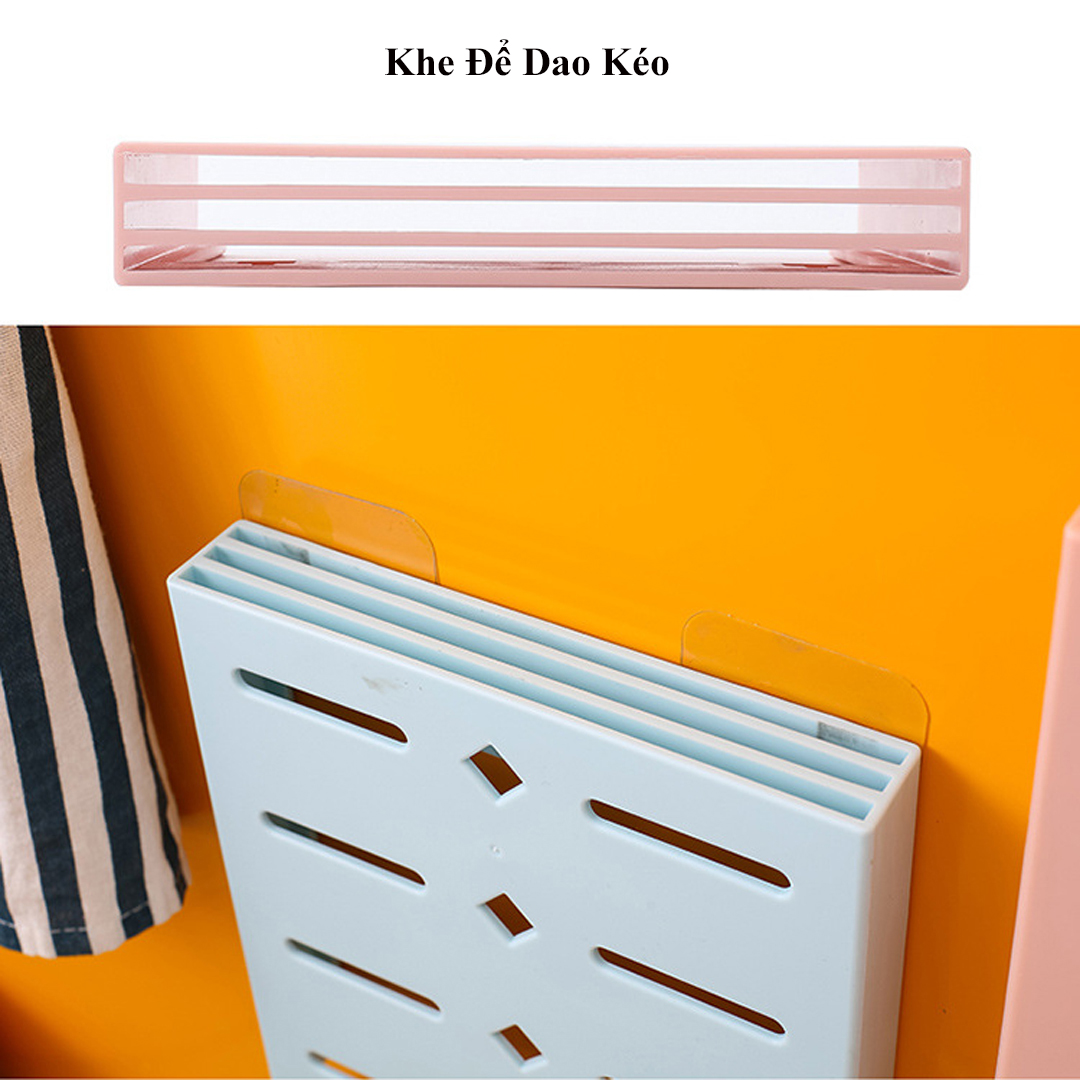 Kệ Để Dao Kéo Treo Đồ Nhà Bếp Dán Tường KUNBE DECOR Nhà Bếp Tiết Kiệm Không Gian