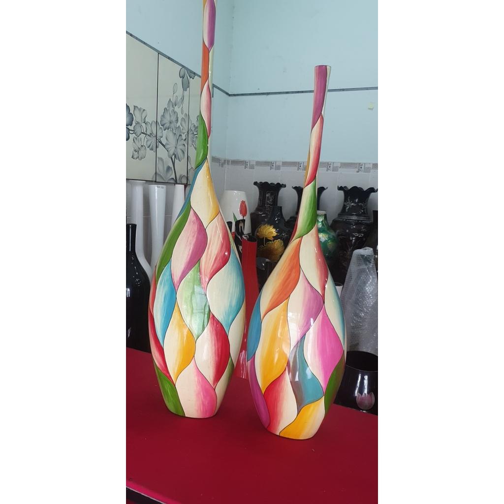 Bình sơn mài hút tài lộc cao cấp Thanh Bình Lê cắm hoa, trang trí nhà cửa, văn phòng, sảnh tiệc, quà tặng ý nghĩa đối tá