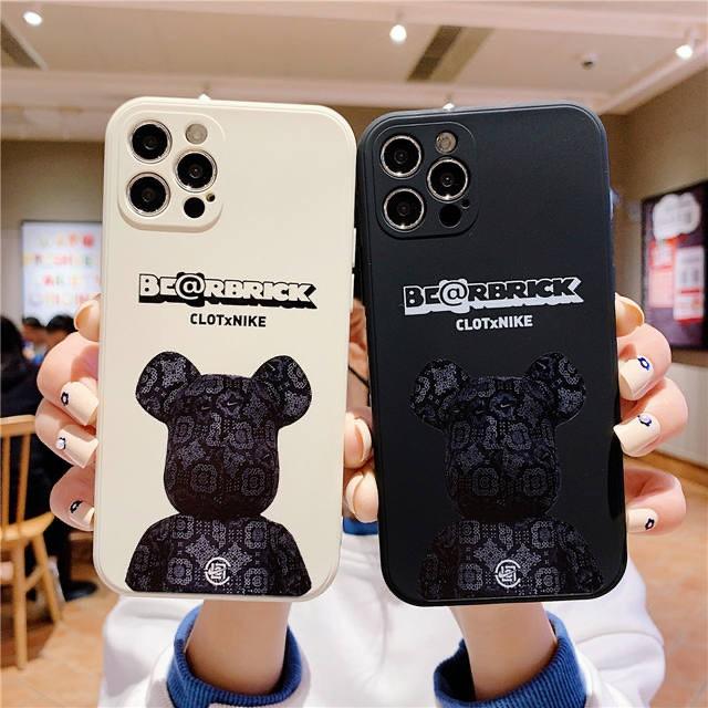 Ốp lưng dành cho iPhone 6/6plus/7/7plus/8/8plus/x/xr/xs/xsmax/11/11pro/11promax/12/12/pro/12promax - Vuông cạnh BearBrick