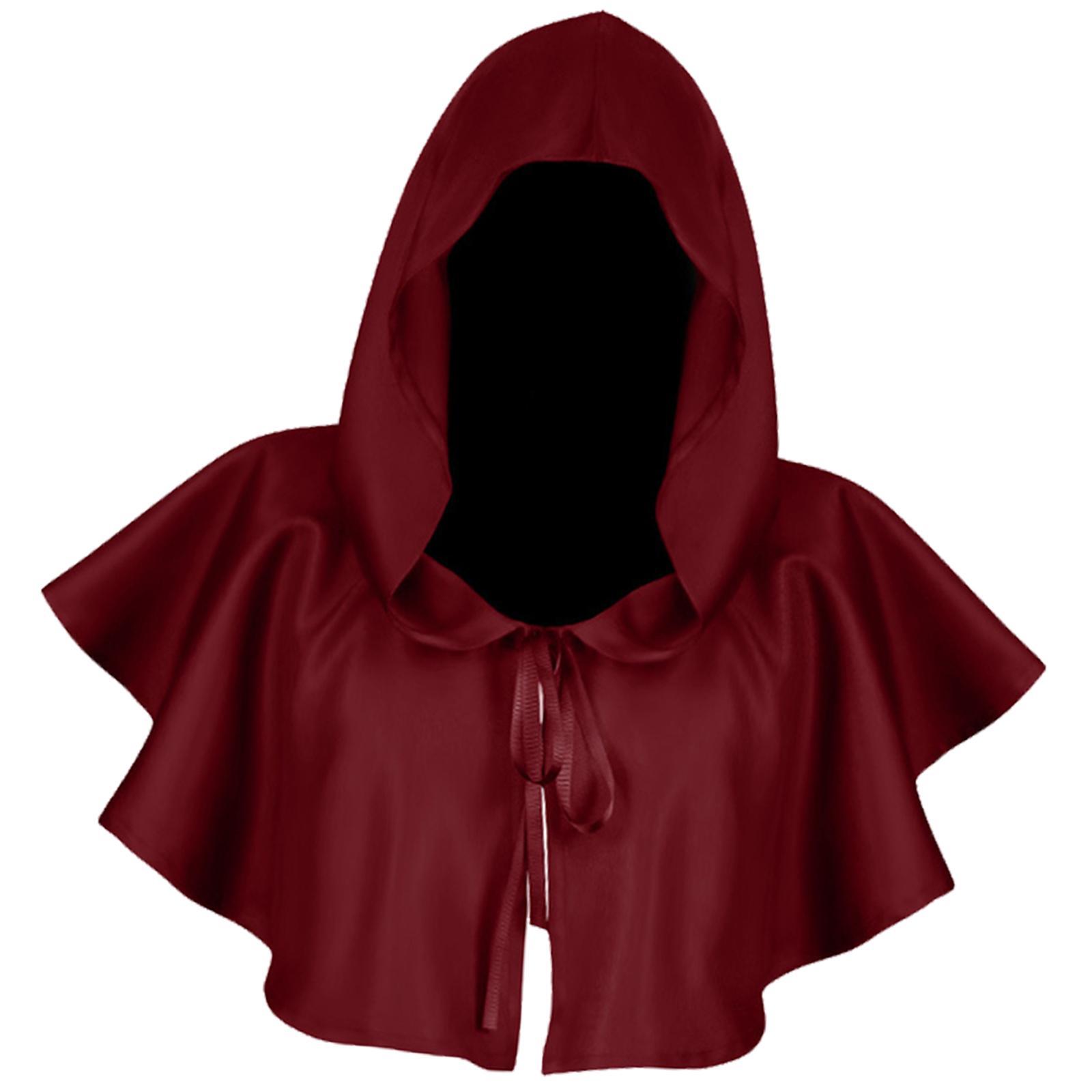 Halloween Cloak Cosplay Death Cape Wizard Cloak for Women Men Unisex