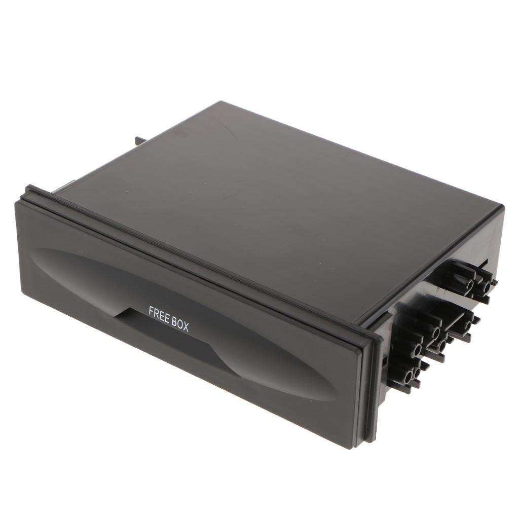 Single Din Car CD Player Radio Stereo  Trim Storage Pocket Box