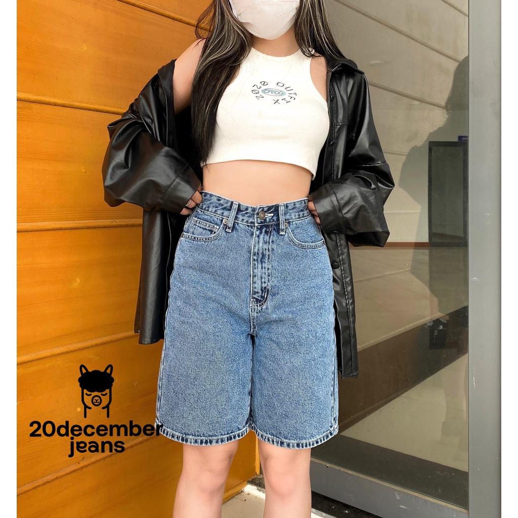 Quần Biker Jeans chỉ trắng 20decemberjeans mã 1119