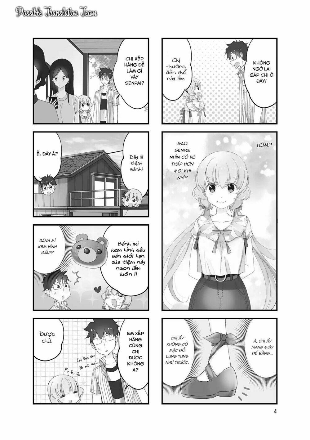 senpai nhỏ nhắn của tôi rất dễ thương chapter 16 4