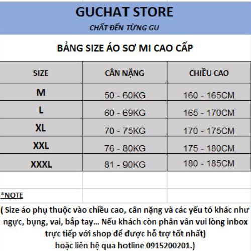 Áo Sơ Mi Caro Nam Dài Tay GU CHẤT, Vải Cotton Thoáng, Mềm, Đường May Tỉ Mỉ - GUSM41