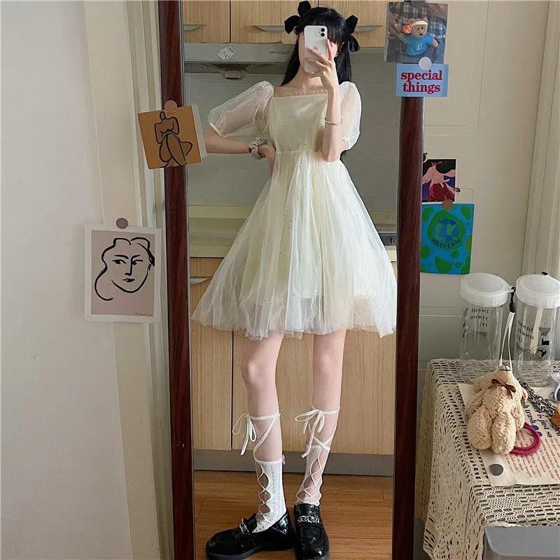 Váy công chúa phối kim tuyến siêu xinh