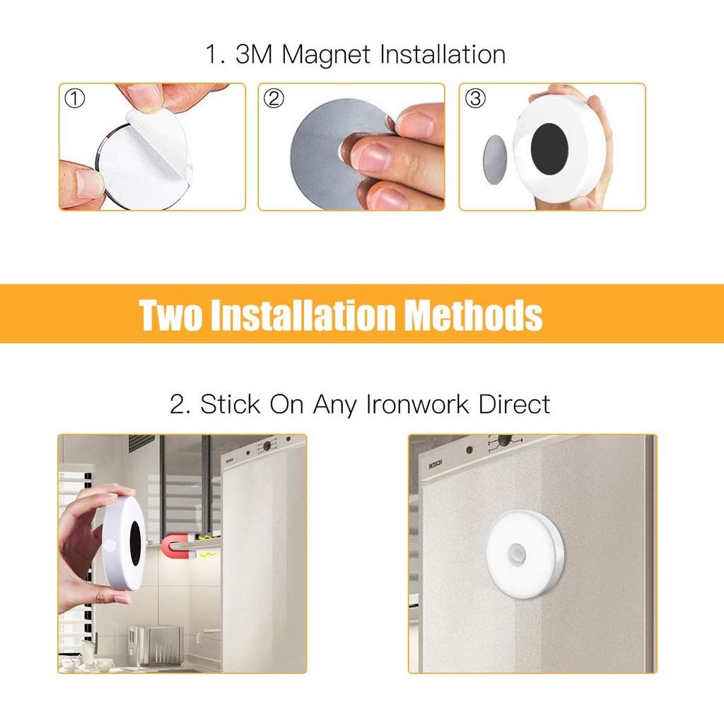Đèn LED 10 bóng cảm biến chuyển động không dây tiện dụng cho hành lang / cầu thang