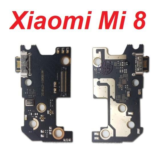 Cụm Chân Sạc Cho Xiaomi Mi 8 Charger Port USB Main Borad Mạch Sạc Linh Kiện Thay Thế