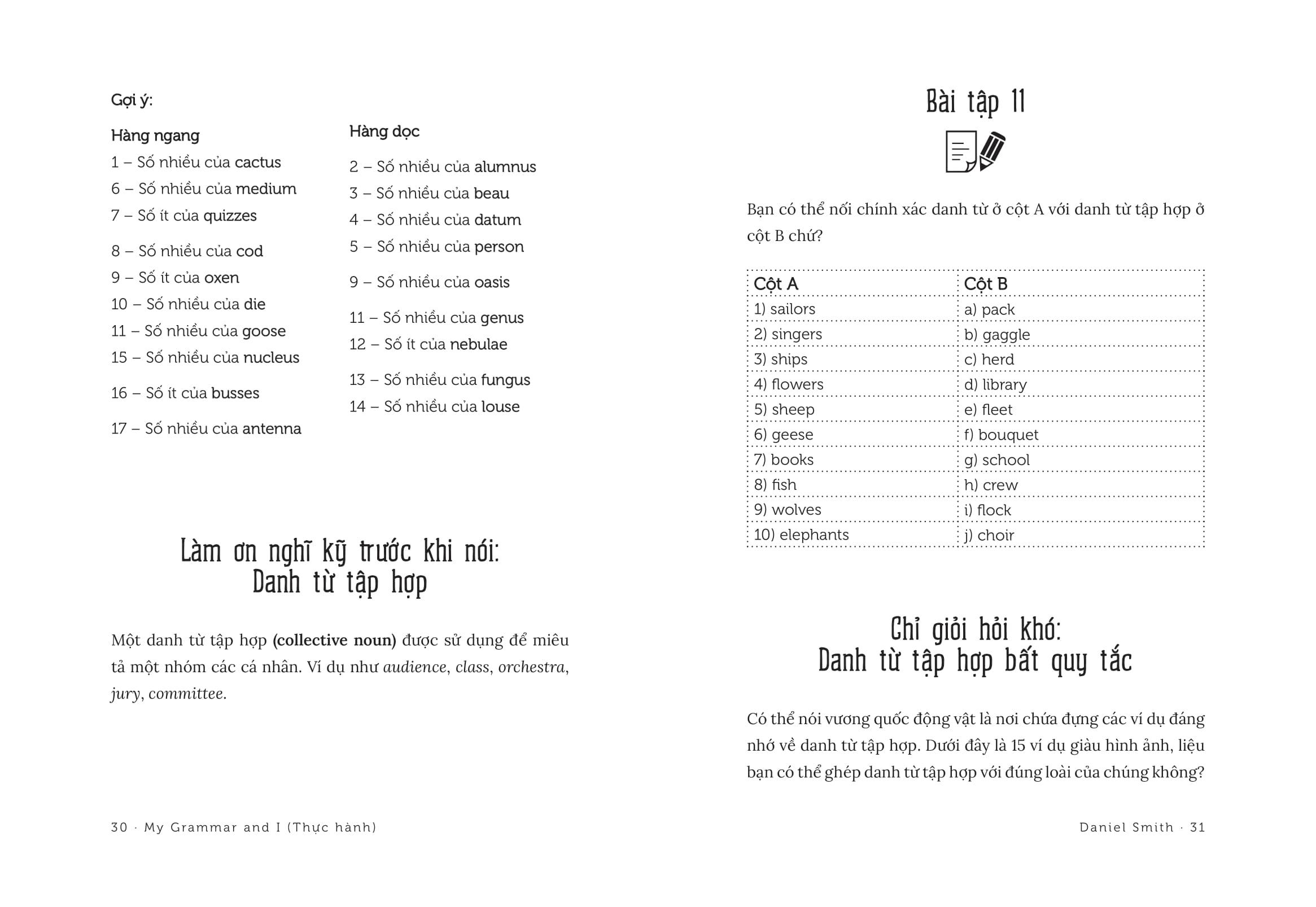 My Grammar And I - Thực Hành