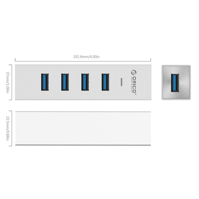 Hub 4 cổng USB 3.0 Type C Orico ASH4-U3