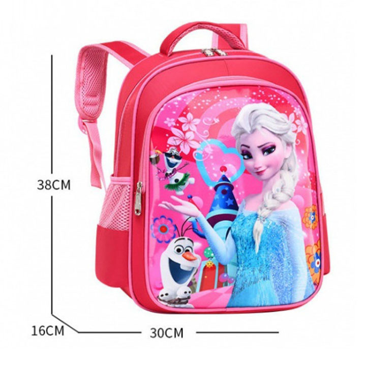 Balo Học Sinh, Trẻ Em Hình ELSA Dành Cho Bé Lớp 1, Lớp 2 Size 38cm.