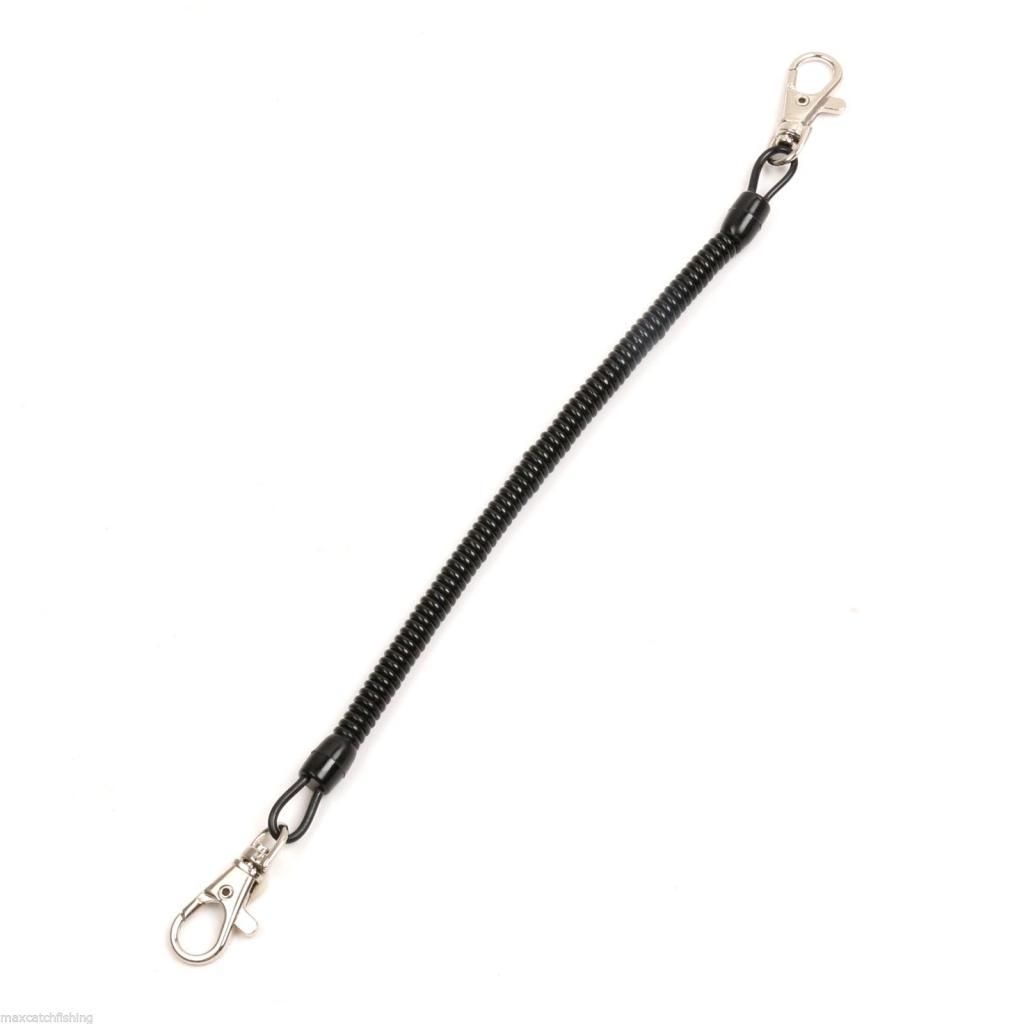 Elastic Fishing Lanyard Quick Release Holder And Mini Pin-on Retractor