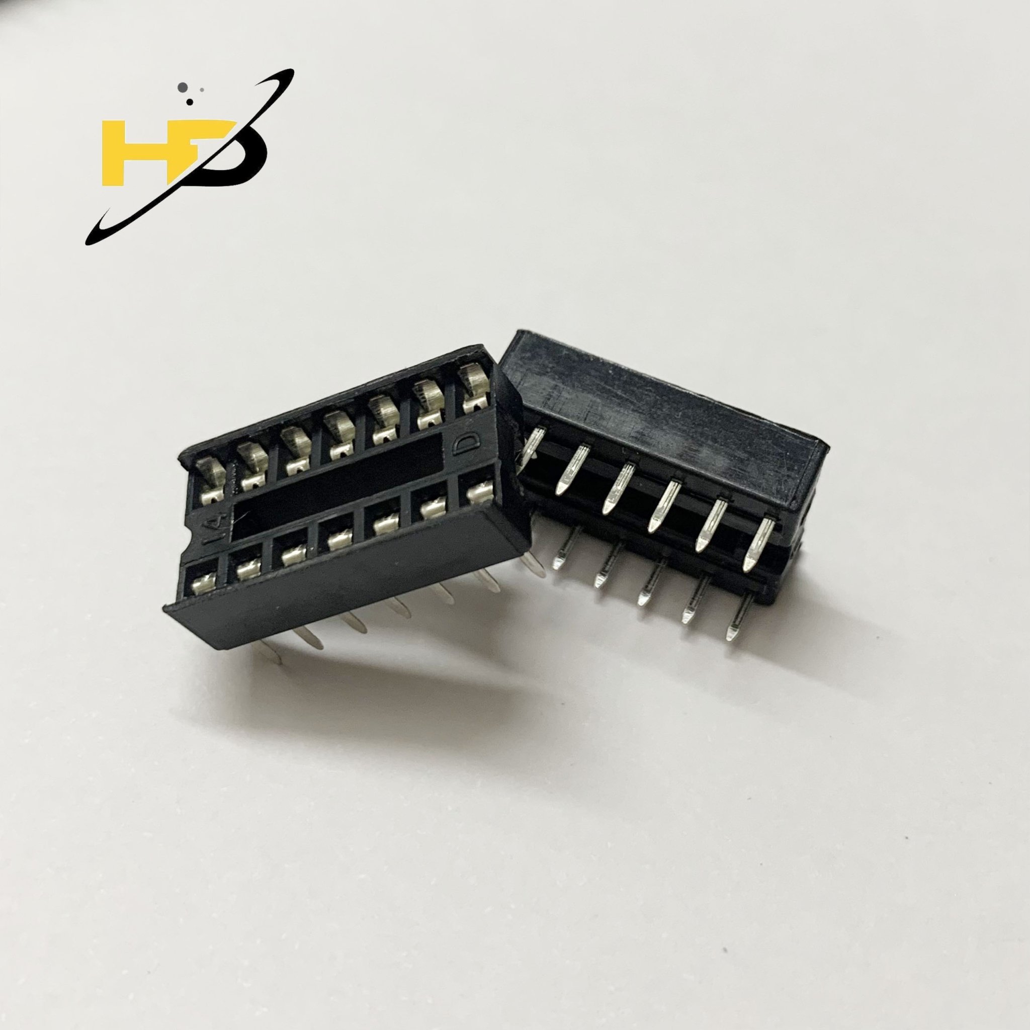 Đế IC 14 Chân - IC Socket 14 Pin DIP-14 Loại Dẹt