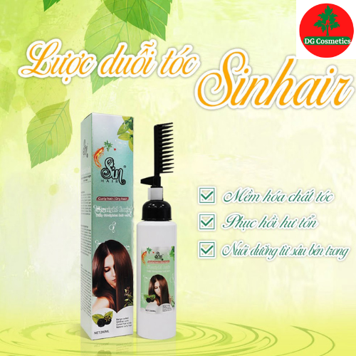 Combo 2 Chai Dầu Gội Duỗi Tóc Sin Hair - Tóc suôn mượt SAU 15 PHÚT sử dụng