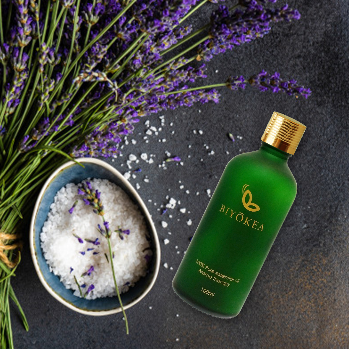 Tinh dầu Oải Hương (tinh dầu Lavender) xông hương thư giãn, dễ ngủ 100ml BIYOKEA