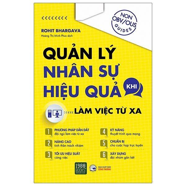 Sách - Quản Lý Nhân Sự Hiệu Quả Khi Làm Việc Từ Xa