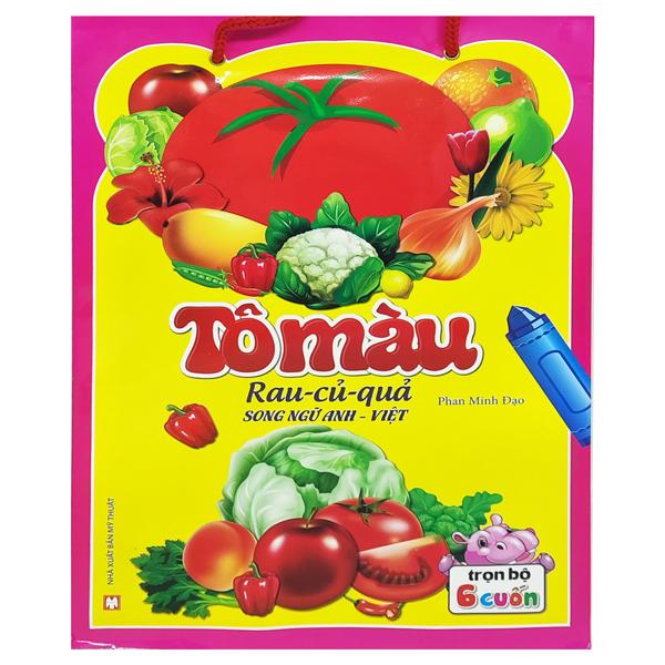 Tô Màu Rau - Củ - Quả Song Ngữ Anh - Việt