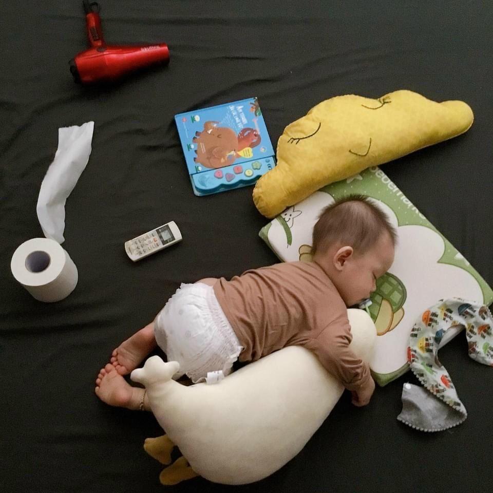 Gấu bông Thú nhồi bông Con Cáo đồ chơi cho bé vải co giãn 4 chiều 50-80cm
