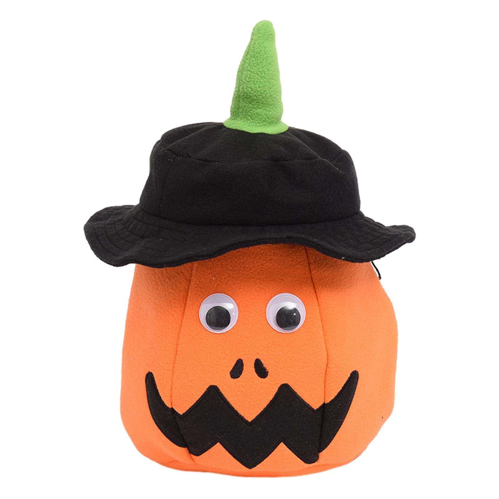 Halloween Bucket for Kids Multipurpose Pumpkin Bucket with Lid Novelty Gifts