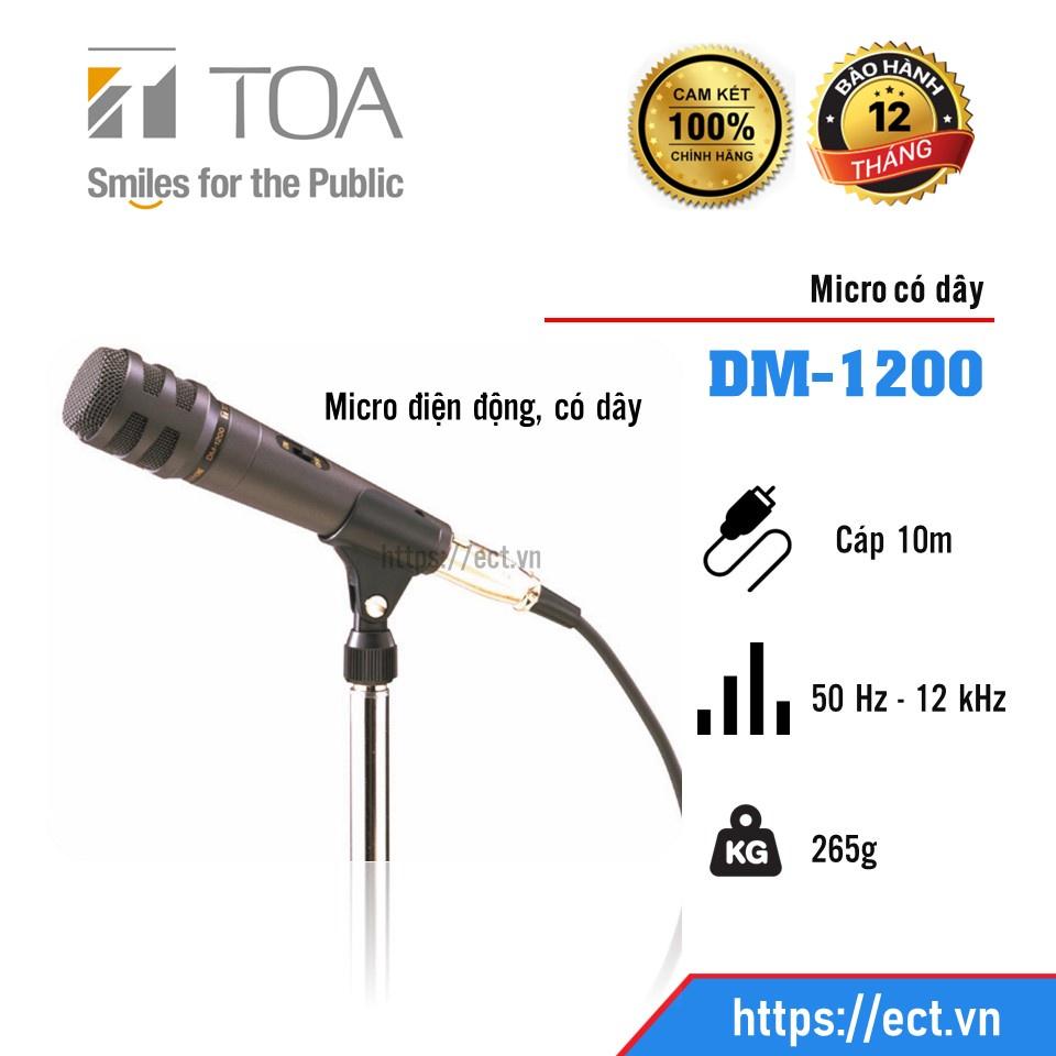 Micro thông báo có dây, phát biểu cho hội trường, hội nghị TOA DM-1200