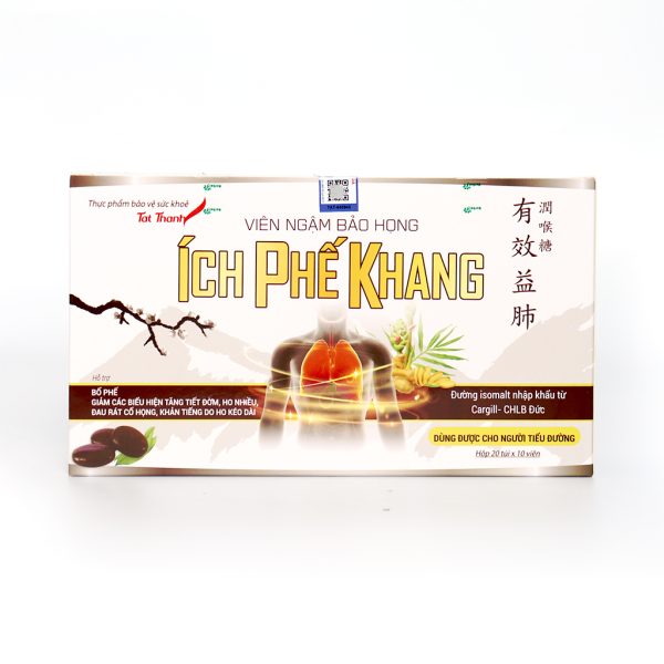 TPBVSK Viên ngậm bảo họng Ích phế khang