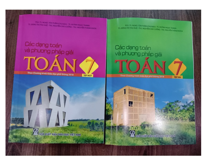 Sách - Combo Các dạng toán và phương pháp giải toán 7 - Tập 1 + Tập 2 (Theo Chương trình Giáo dục phổ thông 2018)