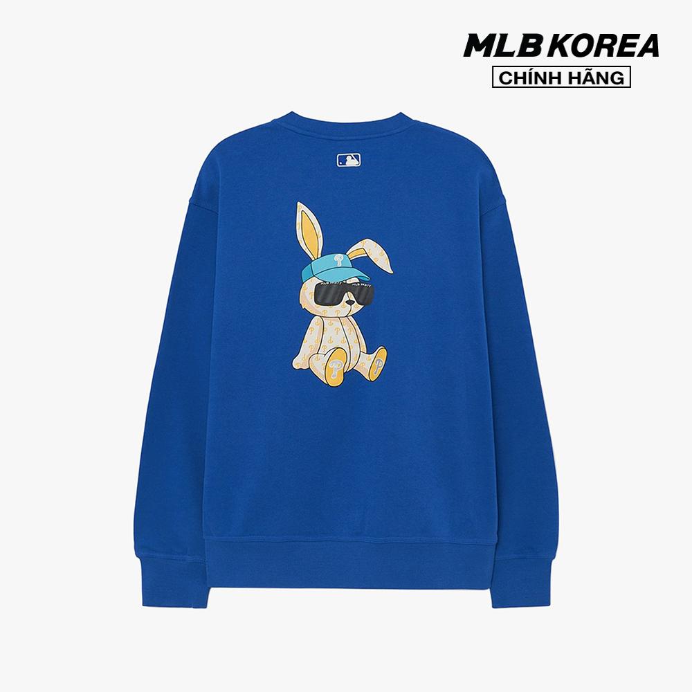 MLB - Áo sweatshirt unisex tay dài Rabbit Mega Overfit 3AMTQ0131