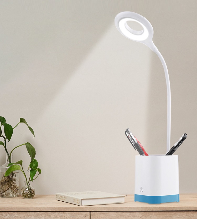 Đèn led để bàn đọc sách cắm USB pin sạc