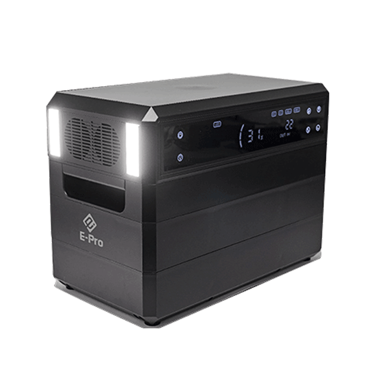 Trạm sạc điện di động E-Pro 2000W Pin LiFePO4 với 6 ổ cắm - Dùng Cho Ipad, Laptop, Quạt, Tủ lạnh di động
