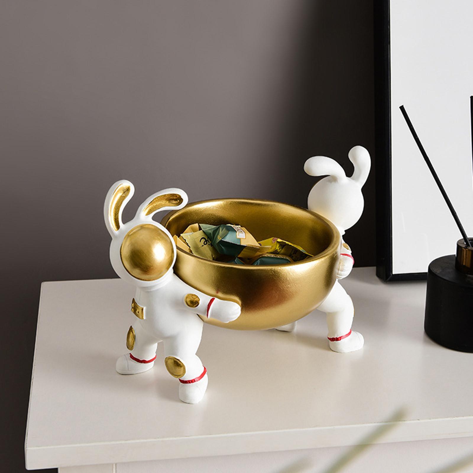Figurine Vanity Tray Organizer Cosmetic Holder Storage Bowl