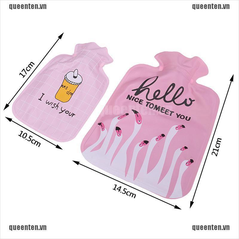 Mini Warm Hot Water Bag Cartoon Hot Water Bottle Water-filled Type Treasure QUVN