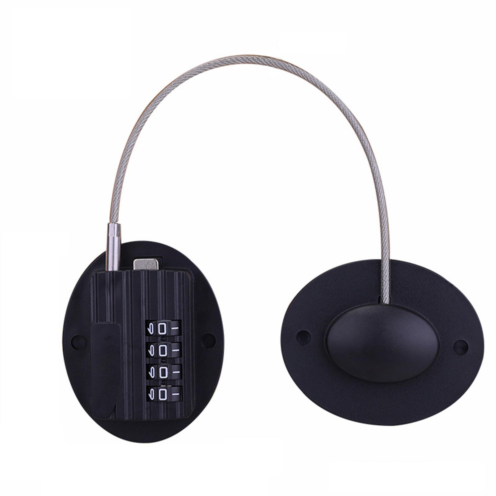 Cabinet Window Lock Child Protection 4 Digit Lock, Self Adhesive Door Lock