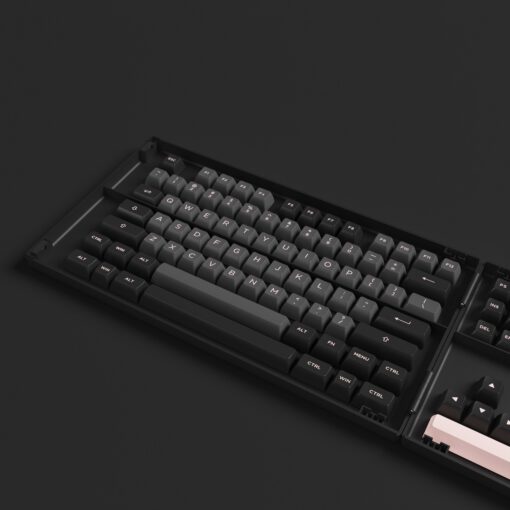 Keycap Cho Bàn Phím Cơ AKKO Hàng Chính Hãng Black Pink ASA Profile | EZPC