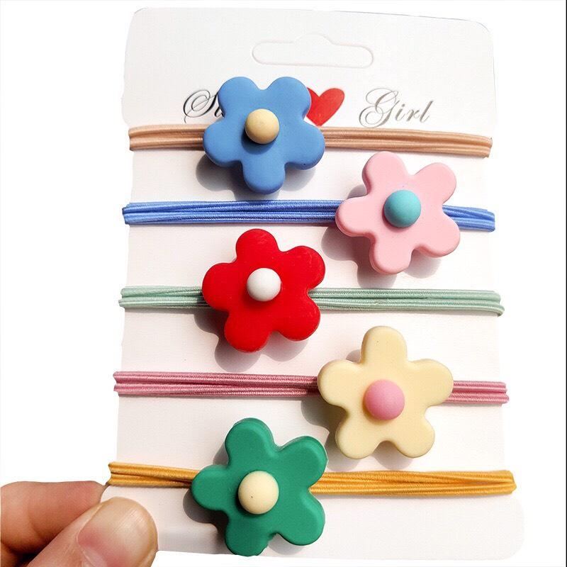 DÂY BUỘC TÓC HÌNH BÔNG HOA SIÊU CUTE- NUNAM SHOP