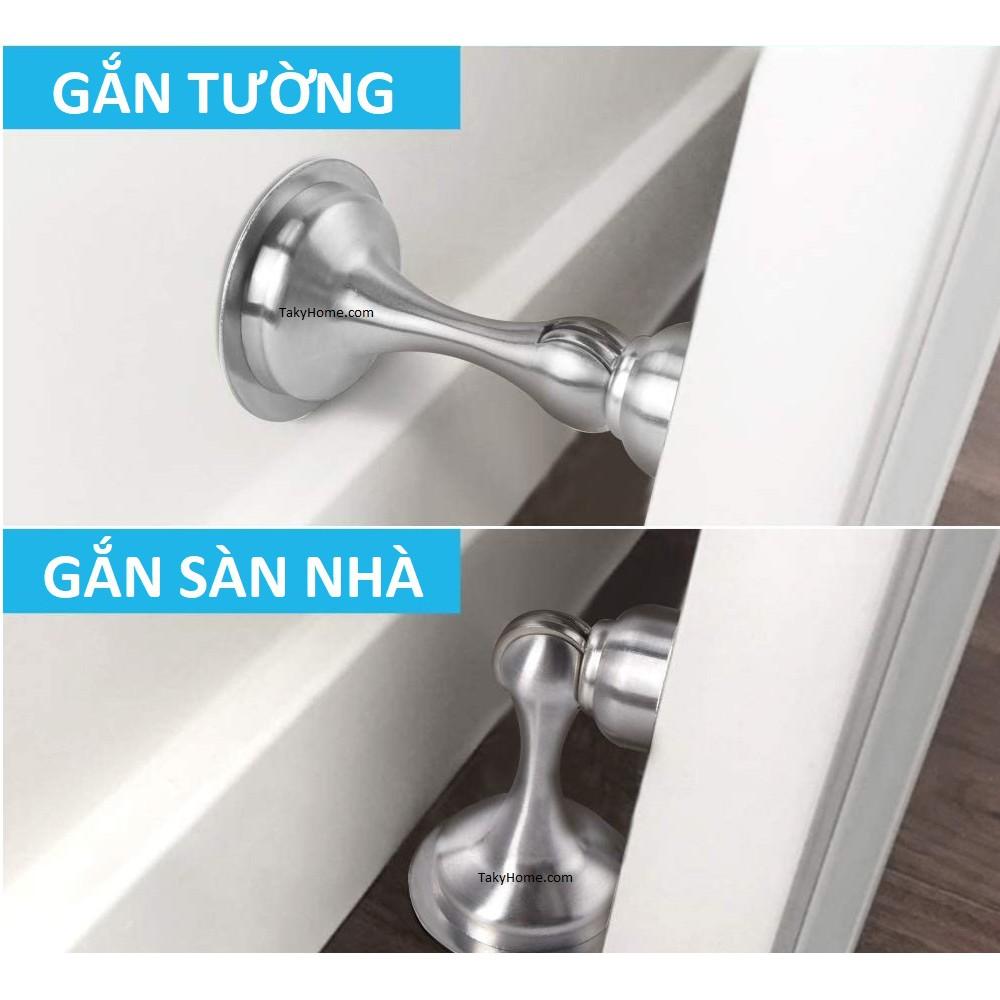 Chặn Cửa Hít Siêu Chắc, Chặn Cửa Chống Va Đập, Không Cần Khoan Đục, Sử Dụng Miếng Dán 3M. Takyhome 1300