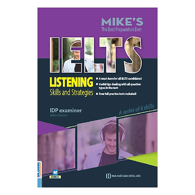 Combo Sách Academic Ielts Mike - Tặng kèm bộ Bookmark.