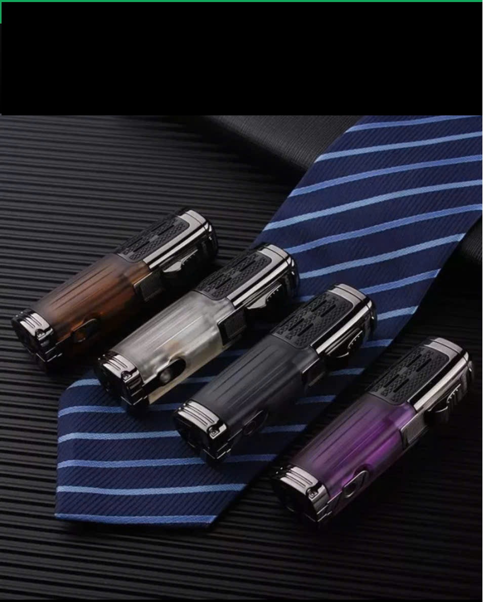 Vỏ Hộp Quẹt Bật Lửa Khò 3 Tia BCZ-466, Có Đục -Nhiều Màu