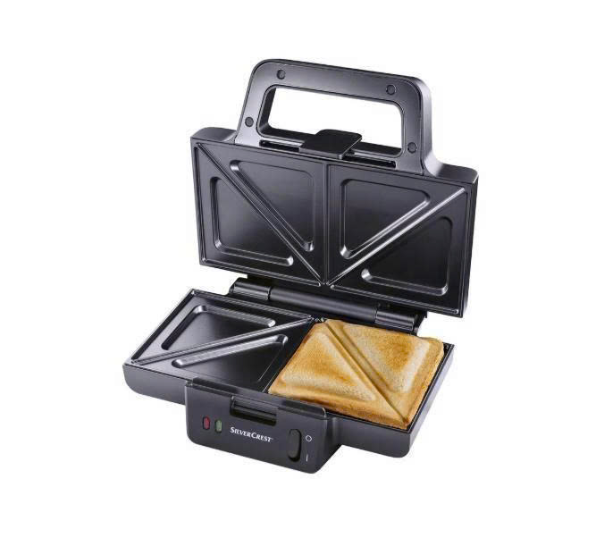 Máy kẹp bánh mỳ Silvercrest Sandwichmaker XXL SSWM A1 900 W Hàng chính hãng