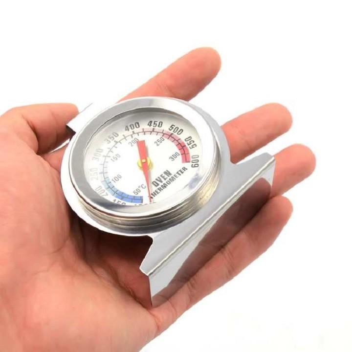 Nhiệt kế lò nướng - Oven Thermometer + tạp dề chống thấm nước