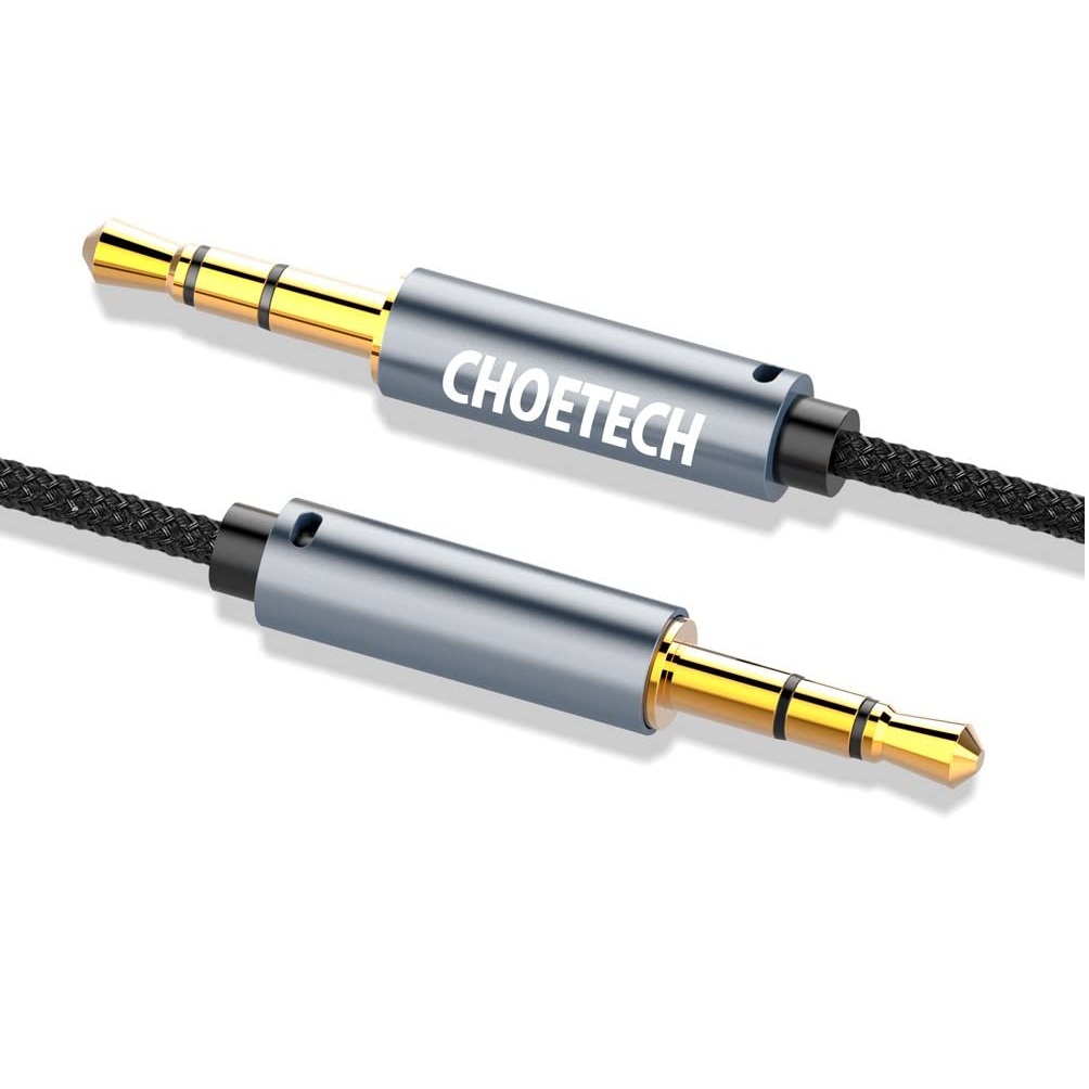 Dây cáp âm thanh AUX Audio 3.5mm hiệu CHOETECH AUX002 truyền tải âm thanh chất lượng cao - Hàng chính hãng